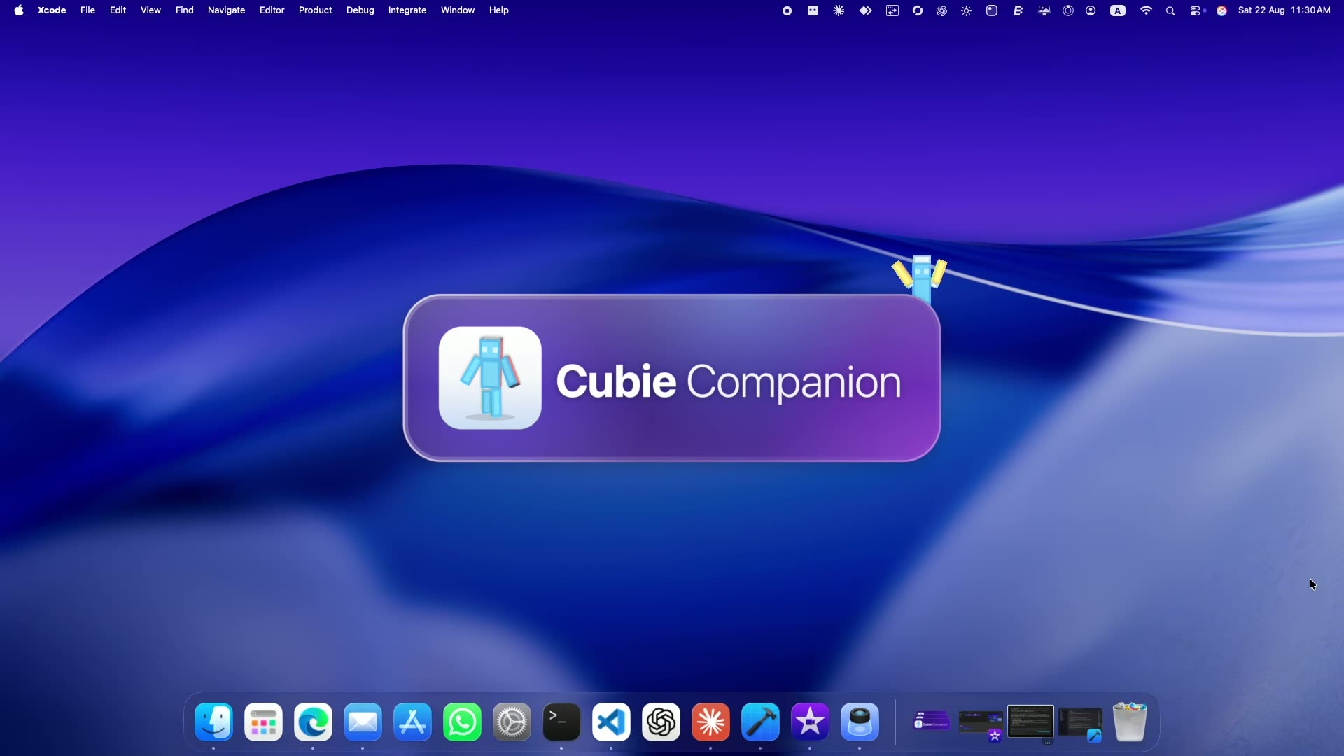 I built Cubie: a minecraft-inspired guy who lives on your desktop